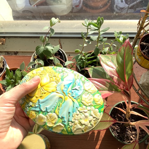 5$ ADD ON⭐️Vintage metal box pastel flowers - Picture 5 of 14